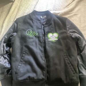 Broken Promises Black Varsity Jacket